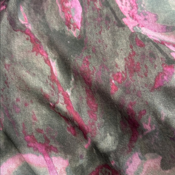 Neiman Marcus Pink and Gray Modal Scarf - Picture 6 of 6